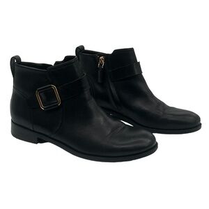 Lauren Ralph Lauren Black Banbury Ankle Boots Size 8 Women's